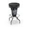 Holland Bar Stool Co Lighted Los Angeles Kings 30" Swivel Bar Stool L500030LAKingBlkVinyl - alternate 1